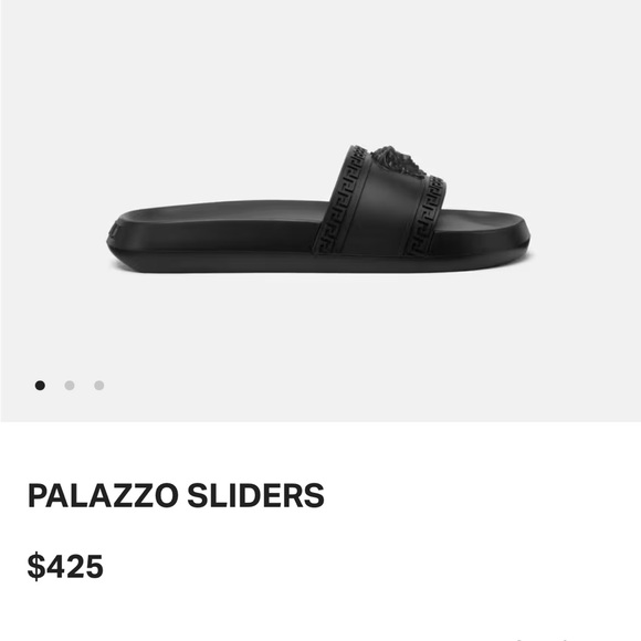 Versace Medusa palazzo mens sandals sz 7 fit 8women’s